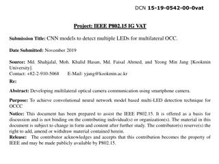 Advanced Object Detection Techniques for Optical Camera Communication