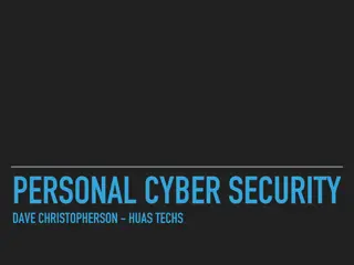 Personal Cyber Security Tips and Best Practices