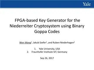 FPGA-based Key Generator for Niederreiter Cryptosystem Using Binary Goppa Codes