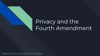 Privacy and Countervailing Interest