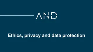 Ethics, Privacy, and Data Protection Services for Research Projects