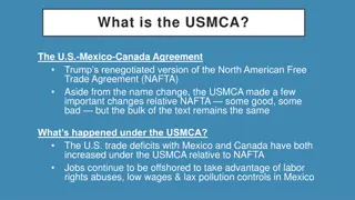 USMCA: Review, Changes, and Goals