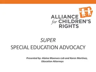 Special Education Advocacy for Students with Disabilities