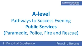 Pathways to Success in Public Services Careers