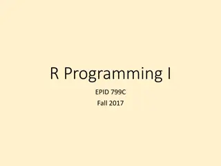 Mastering R Programming Basics: Syntax, Objects, and Grammar Overview