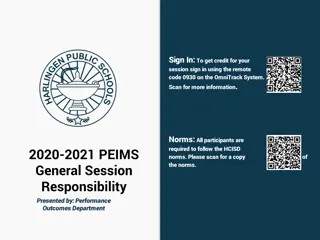 PEIMS Data Submission and Responsibilities