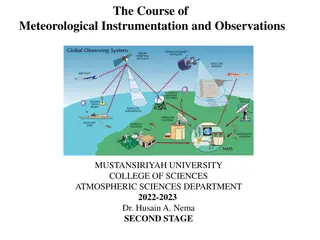 Meteorological Instrumentation and Observations Course - Mustansiriya University