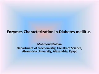 Enzymes in Diabetes Mellitus Research