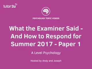 Webinar Series: Mastering OCR A Level Psychology - Session Insights & Strategies