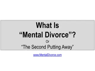 Mental Divorce and the Second Putting Away in God's Marriage Law