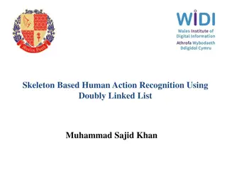 Skeleton-Based Human Action Recognition Using Doubly Linked List