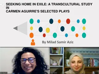 Transcultural Study in Carmen Aguirre's Select Plays