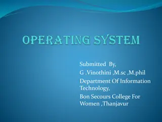 Operating Systems: A Comprehensive Overview