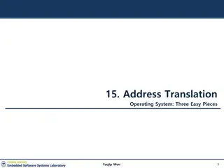Memory Virtualization and Address Translation in Operating Systems