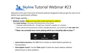 Master Skyline Mass Spectrometry Software with Live Reports Tutorial Webinar