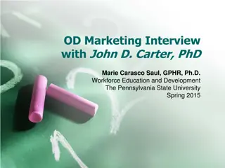 Insights from John D. Carter's Marketing Interview in Spring 2015