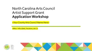 North Carolina Artist Support Grant Eligibility & Application Details