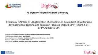 Digitalization for Sustainable Development in Ukraine and Tajikistan