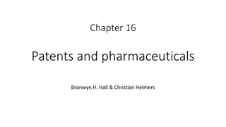 Patents and Pharmaceutical Innovations in the Industry