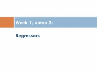 Regression in Prediction for Data Mining