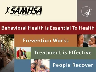 Behavioral Health Workforce Planning Activities and State Discussions