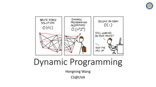 Dynamic Programming for Reinforcement Learning at UVA - Recap and Principles
