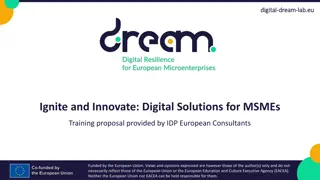 Innovative Digital Solutions for MSMEs: Ignite and Innovate