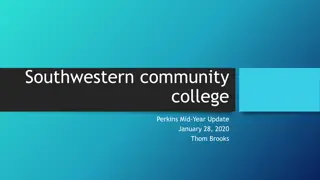 Mid-Year Updates on Perkins Programs at Southwestern Community College