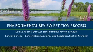 Environmental Review Petition Process in Minnesota