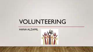 Volunteering and Community Service