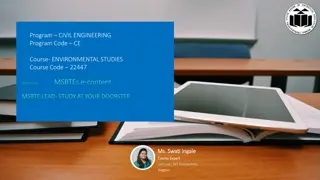 Exploring Energy Forms in Civil Engineering and Environmental Studies