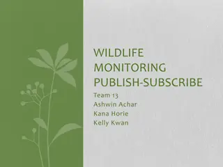 Wildlife Monitoring Publish-Subscribe System for Real-Time Animal Sightings