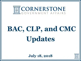 Updates on BAC, CLP and CMC - July 18, 2018