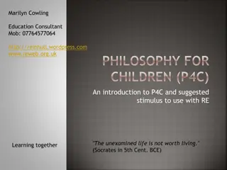 Philosophy for Children: Exploring Human Existence Through Thought