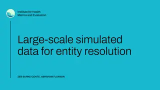 Simulated Data for Entity Resolution: Pseudopeople Highlights