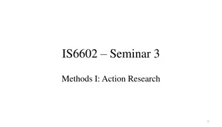 Action Research in Consulting and Organizational Change