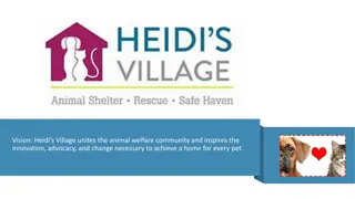 Heidi's Village: Uniting Animal Welfare for a Home for Every Pet