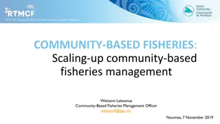 Scaling Up Community-Based Fisheries Management in the Pacific Region