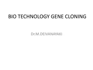 Gene Cloning: Techniques, Importance, and Applications