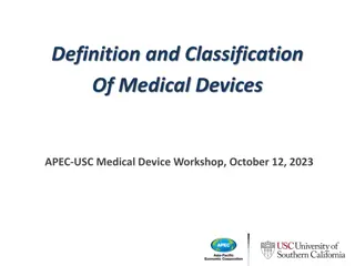 Medical Device Classification and Global Harmonization Efforts