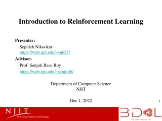 Reinforcement Learning: Applications, Examples, and Terminology