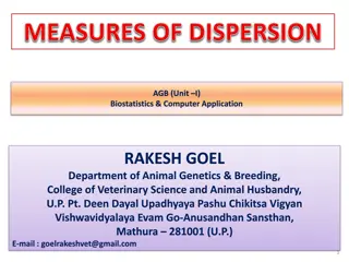 Essential Measures of Dispersion in Biostatistics