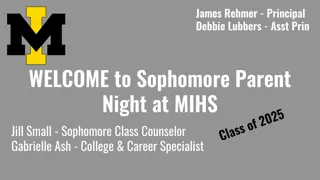 Important Information for MIHS Sophomore Parents - Graduation Requirements, PSAT, Bright Futures, Dual Enrollment