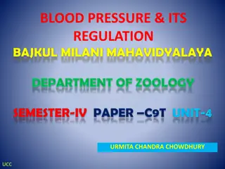 Blood Pressure and Its Regulation for Optimal Health