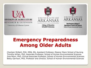 Emergency Preparedness Among Older Adults - Steps, Supplies & Tips