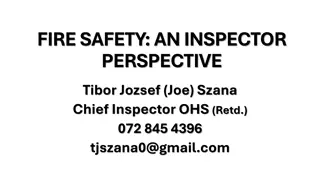 Insight into Fire Safety Inspections and Investigations