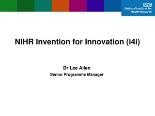 NIHR i4i Funding Program: Medtech Innovation Opportunities