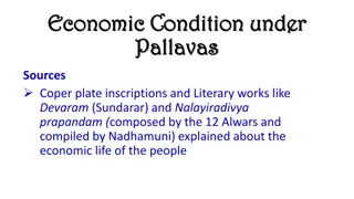 Economic Condition and Agriculture under Pallavas