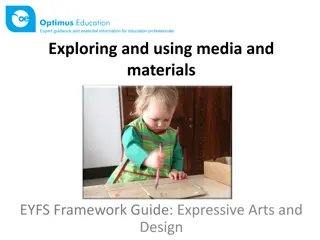 Exploring Expressive Arts and Design in Early Years Framework
