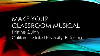 Classroom Musical: Integrating Music for Engaging Learning